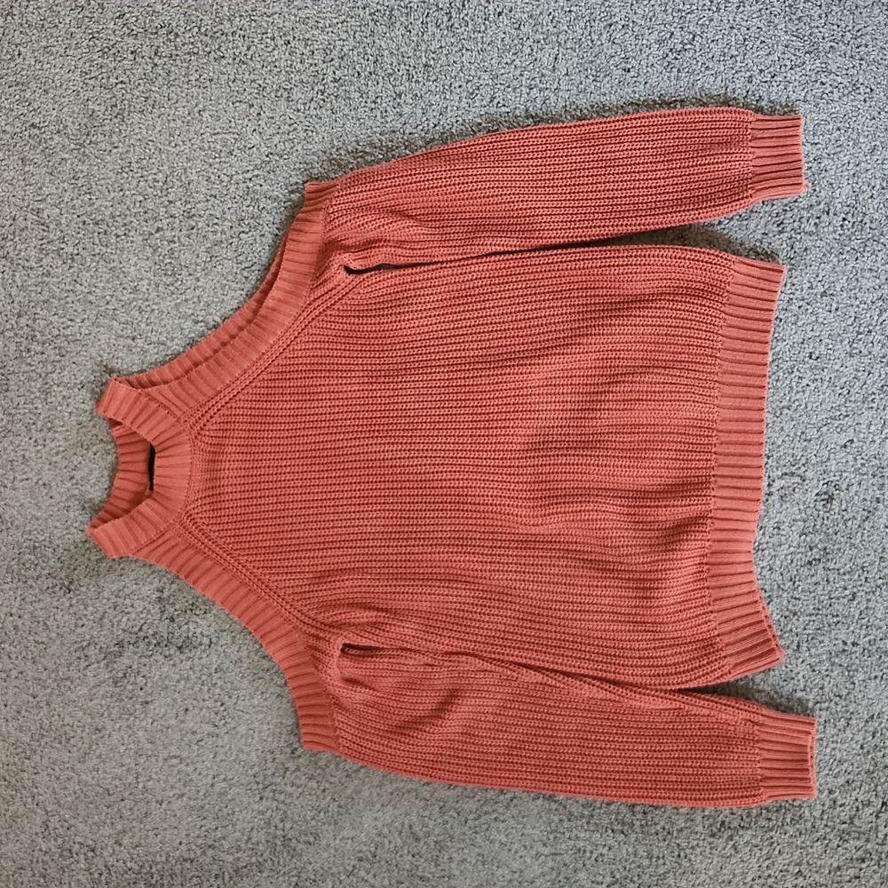 Rust Knit Sweater